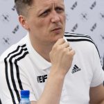 Jānis Blūms VEF Rīga preses konference