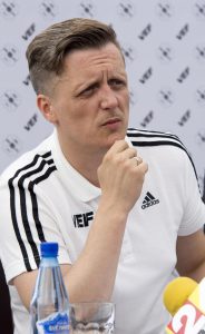 Jānis Blūms VEF Rīga preses konference